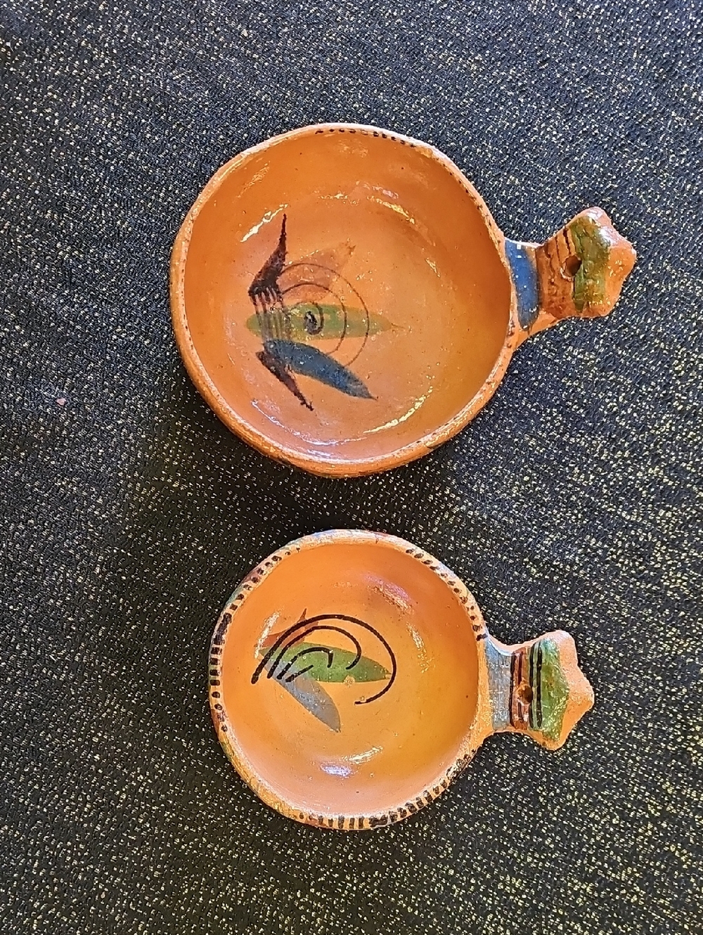 Hand-Painted Terracotta Bowls